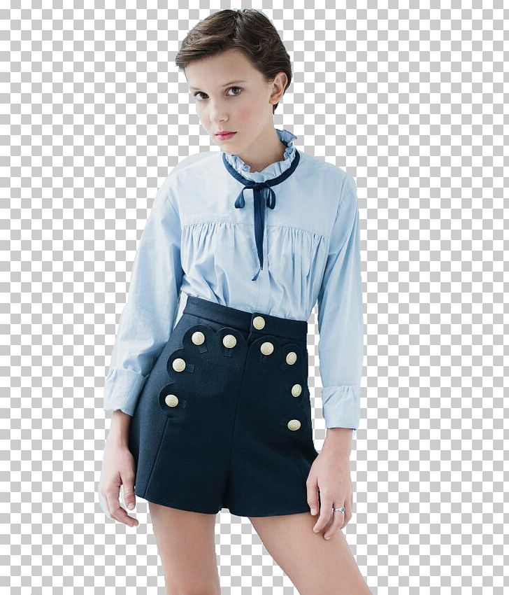 Millie Bobby Brown Stranger Things Eleven 2017 MTV Movie & TV Awards PNG, Clipart, 23rd Screen Actors Guild Awards, 2017 Mtv Movie Tv Awards, Actor, Blue, Button Free PNG Download