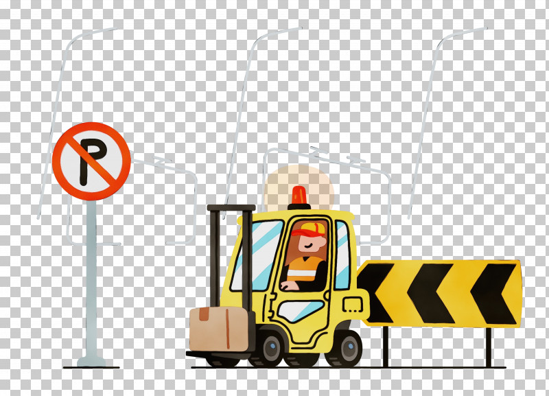Transport Machine Cartoon Yellow Line PNG, Clipart, Cartoon, Line, Machine, Meter, Paint Free PNG Download
