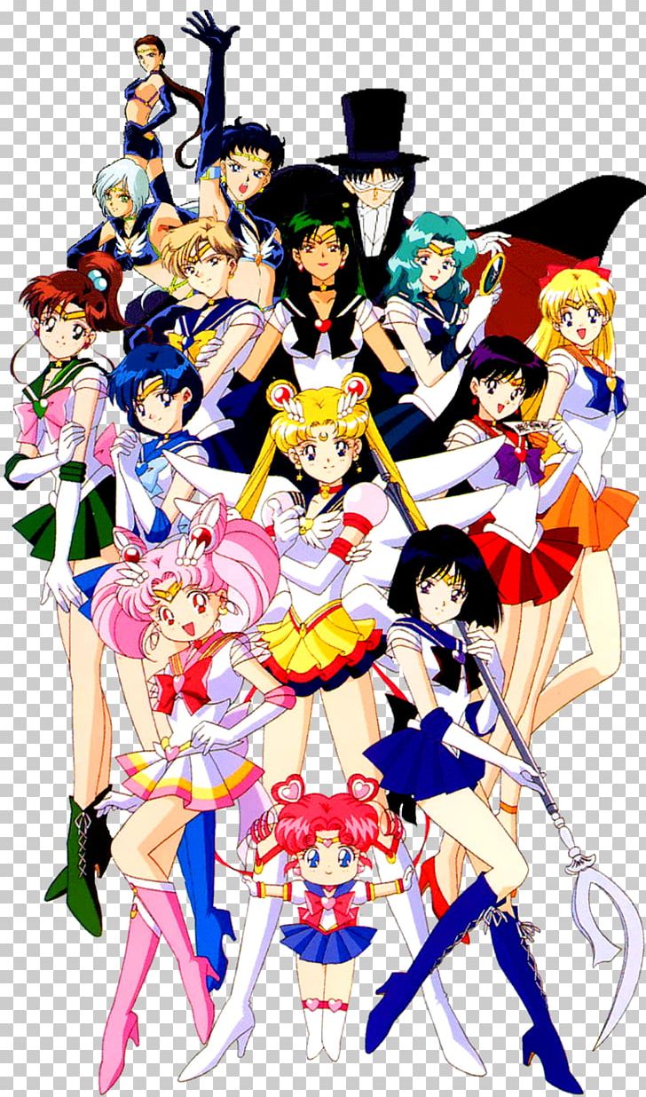 Sailor Moon Chibiusa Tuxedo Mask Sailor Jupiter Sailor Venus PNG, Clipart, Art, Artwork, Cartoon, Costume, Death Busters Free PNG Download