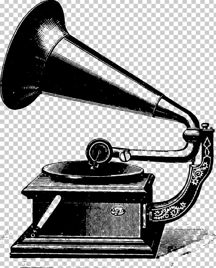 Phonograph Record Antique PNG, Clipart, Bluetooth Speaker, Electronics, Happy Birthday Vector Images, Illustrator, Monochrome Free PNG Download
