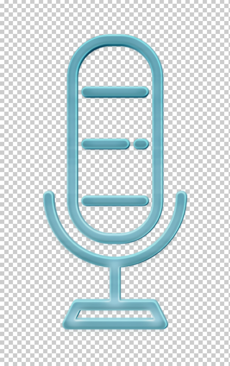 Mic Icon UI Icon PNG, Clipart, Line, Mic Icon, Symbol, Turquoise, Ui Icon Free PNG Download