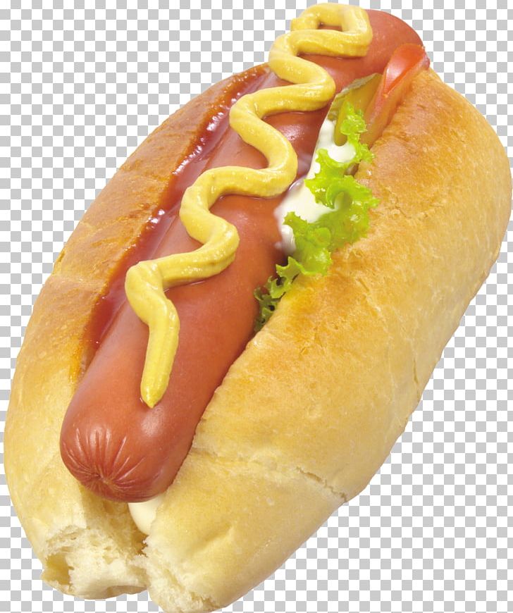 Hot Dog Fast Food Hamburger Vienna Sausage PNG, Clipart, American Food, Banh Mi, Bockwurst, Bratwurst, Bread Free PNG Download
