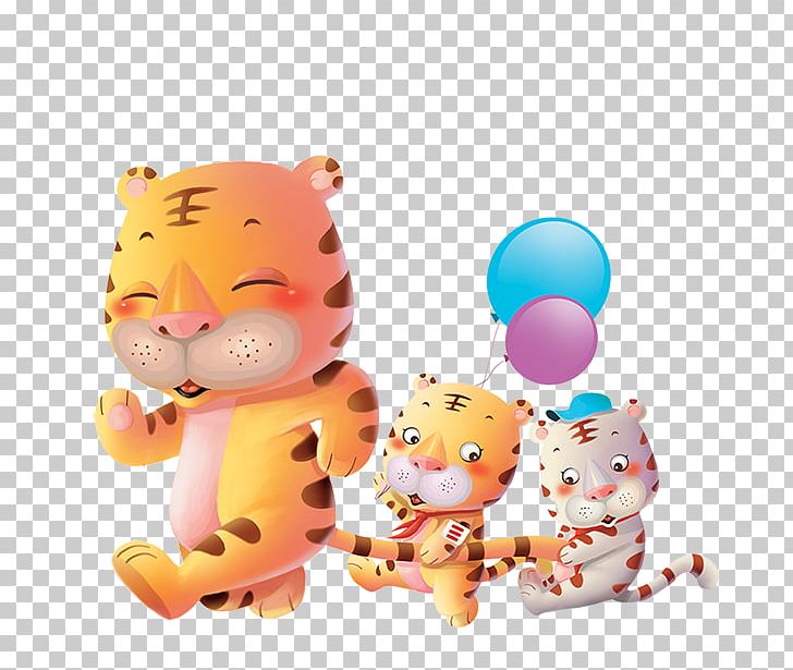 Bengal Tiger Cartoon PNG, Clipart, Animals, Animation, Baby Toys, Balloon Cartoon, Bengal Tiger Free PNG Download
