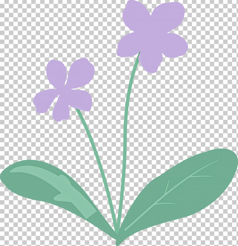 Violet Flower PNG, Clipart, Flower, Leaf, Petal, Plants, Plant Stem Free PNG Download