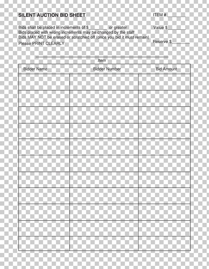 Auction Catalog Bidding Template Form PNG, Clipart, Angle, Area, Art Auction, Auction, Auction Catalog Free PNG Download