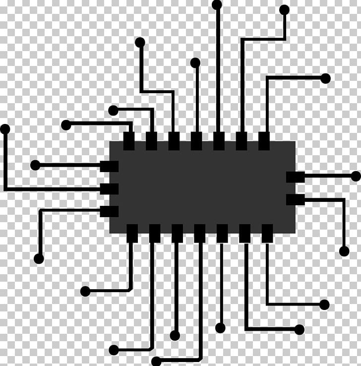 Integrated Circuit Central Processing Unit Icon PNG, Clipart, Angle, Background Black, Black, Black Background, Black Hair Free PNG Download