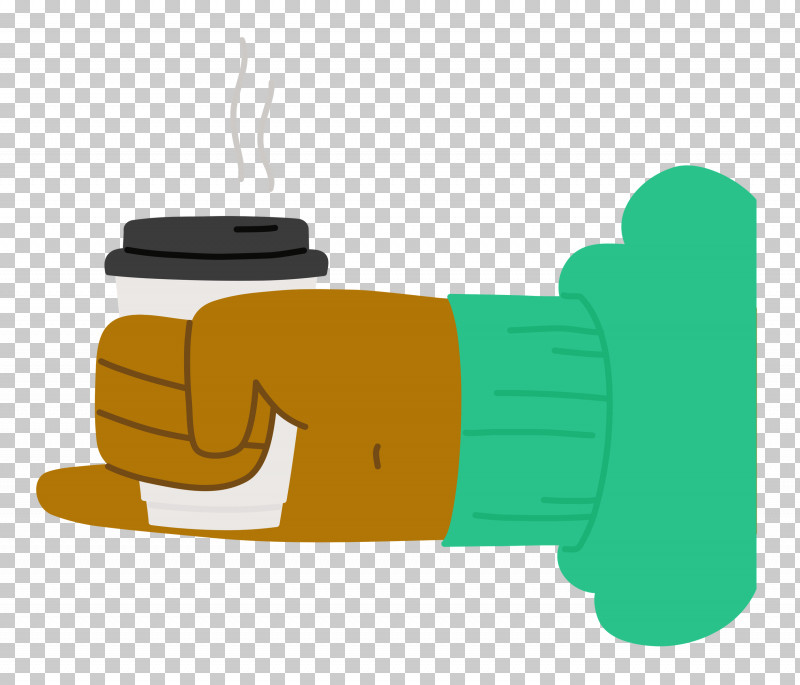 Hand Holding Coffee Hand Coffee PNG, Clipart, Coffee, Hand, Hm, Meter, Yellow Free PNG Download