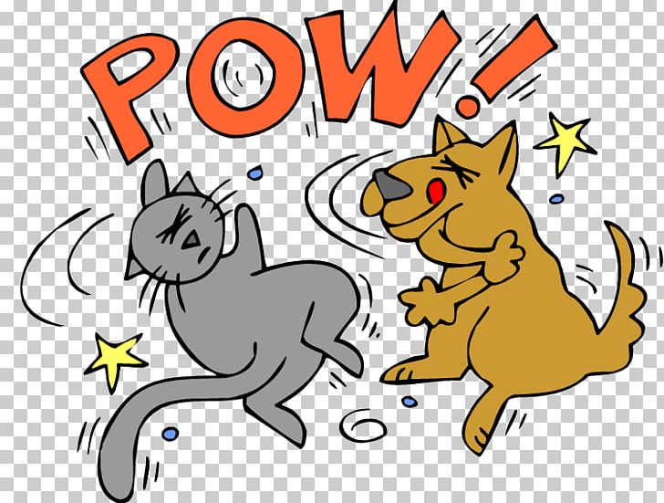 Dog–cat Relationship Dog–cat Relationship Dog Fighting PNG, Clipart, Animal Figure, Animals, Area, Art, Artwork Free PNG Download