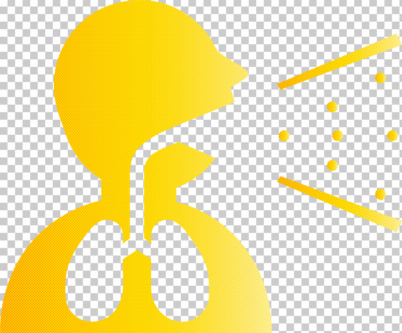 Coughing PNG, Clipart, Coughing, Line, Yellow Free PNG Download