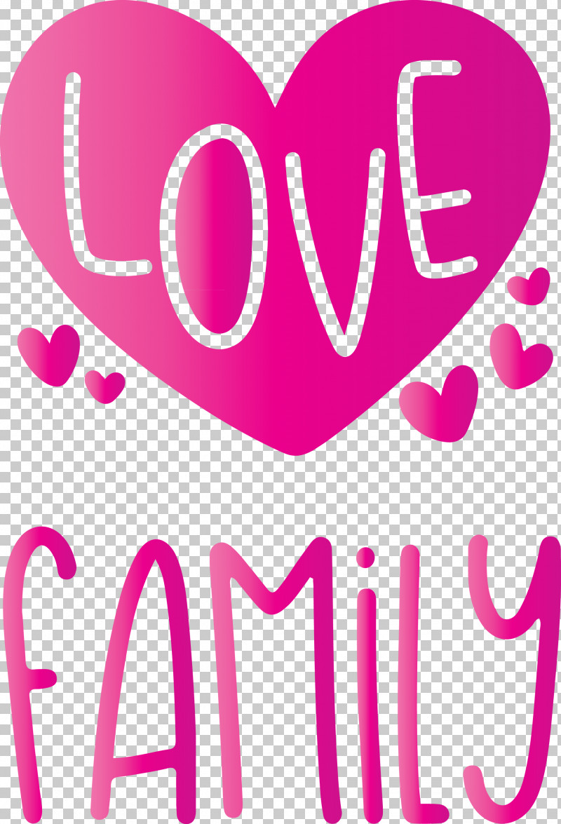 Family Day I Love Family PNG, Clipart, Family Day, Heart, I Love Family, Love, Magenta Free PNG Download