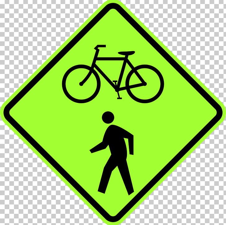 Manual On Uniform Traffic Control Devices Traffic Sign Warning Sign Pedestrian Crossing Bicycle PNG, Clipart, Area, Green, Line, Logo, Pedestrian Free PNG Download