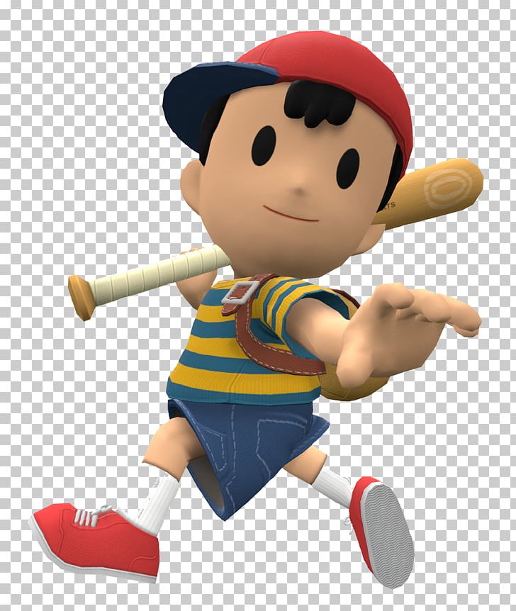 Super Smash Bros. For Nintendo 3DS And Wii U Super Smash Bros. Melee Ness Rendering PNG, Clipart, Baby Toys, Baseball Equipment, Boy, Fan Art, Figurine Free PNG Download