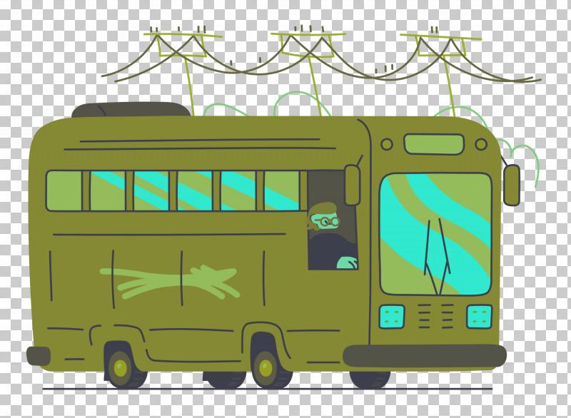 Driving PNG, Clipart, Bus, Cartoon, Drawing, Driving, Green Free PNG Download