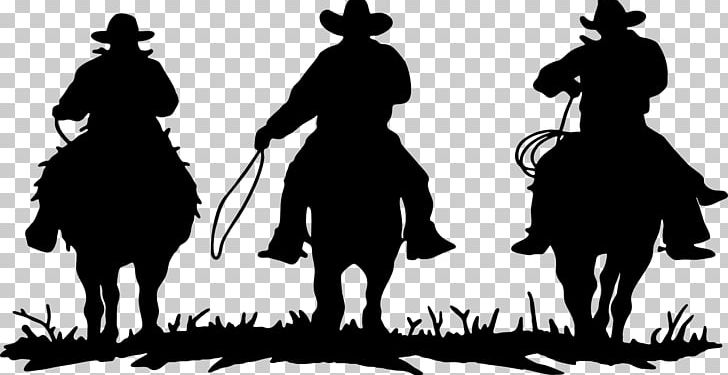 American Frontier Cowboys & Rodeo Silhouette PNG, Clipart, American Frontier, Amp, Black And White, Cattle Like Mammal, Clip Art Free PNG Download