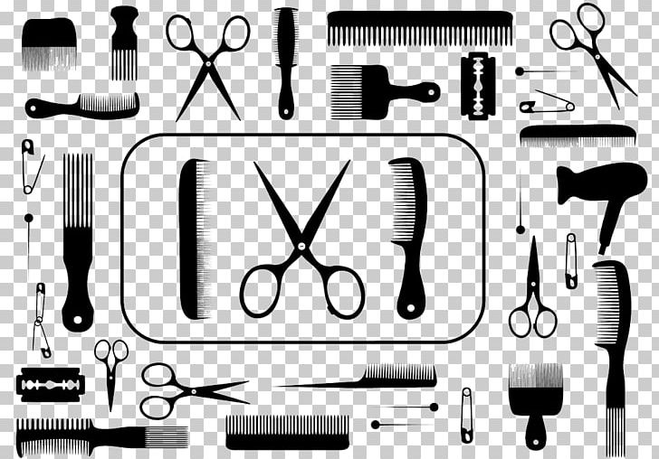 Hair Clipper Comb Beauty Parlour PNG, Clipart, Angle, Barber, Black And White, Black Background, Brand Free PNG Download