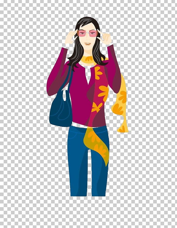 Scarf PNG, Clipart, Adobe Illustrator, Bag, Beautiful, Black, Business Woman Free PNG Download