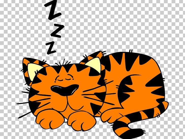 Cat Kitten Sleep PNG, Clipart, Art, Big Cats, Black Cat, Carnivoran, Cartoon Free PNG Download