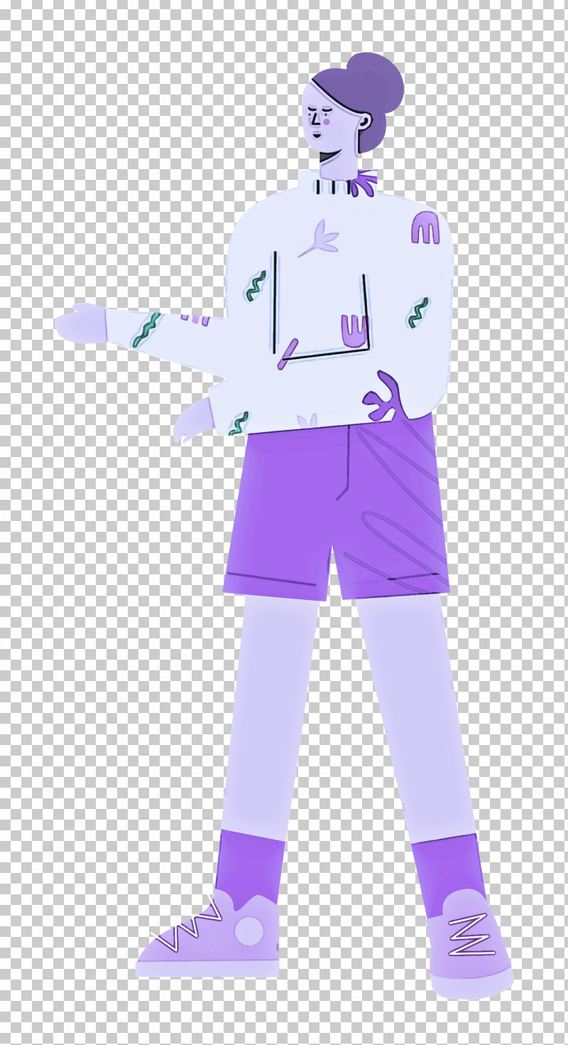 Standing Shorts Woman PNG, Clipart, Animation, Cartoon, Clothing, Costume, Drawing Free PNG Download