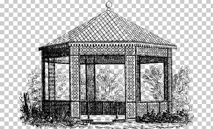 Gazebo Table Drawing PNG, Clipart, Bandstand, Black And White, Clip, Clip Art, Drawing Free PNG Download