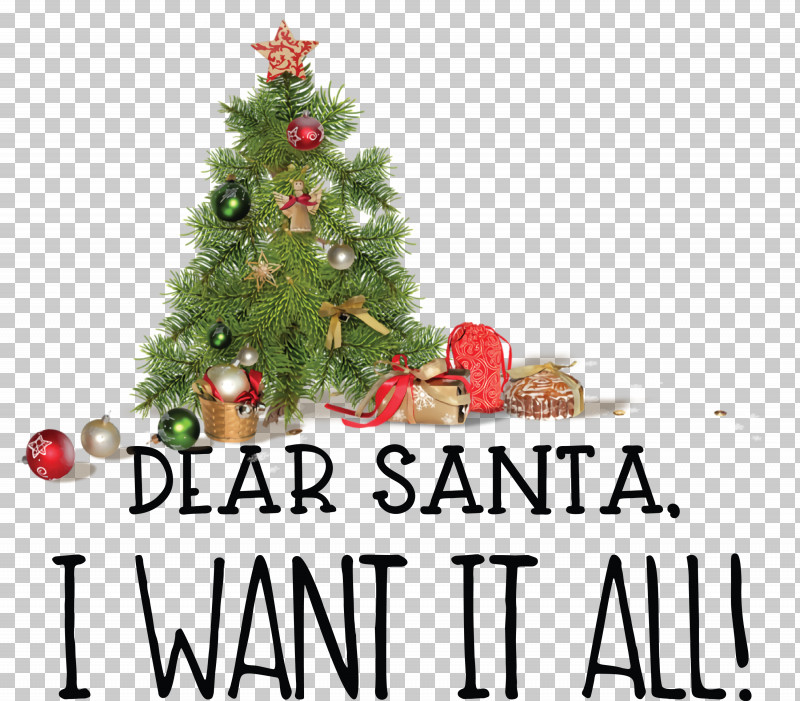 Dear Santa Christmas PNG, Clipart, Christmas, Christmas Day, Christmas Decoration, Christmas Music, Christmas Ornament Free PNG Download