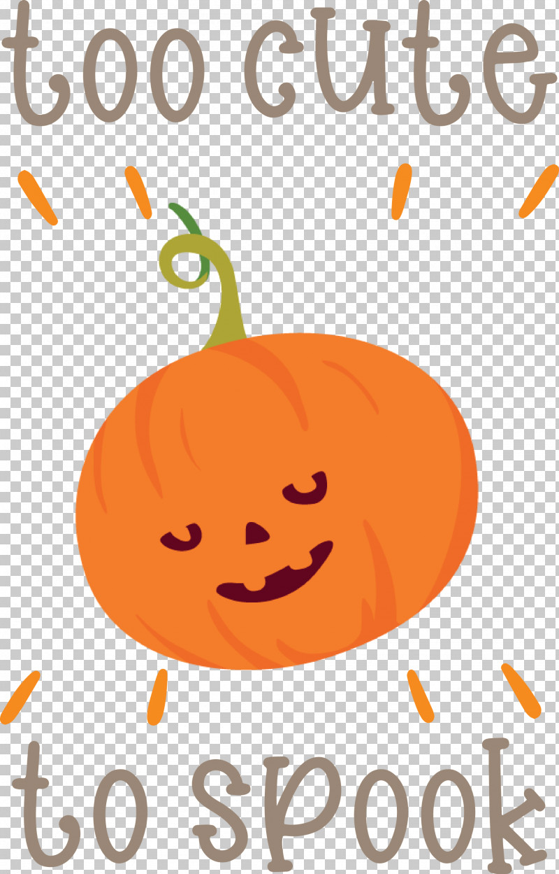 Halloween Too Cute To Spook Spook PNG, Clipart, Fruit, Geometry, Halloween, Happiness, Line Free PNG Download