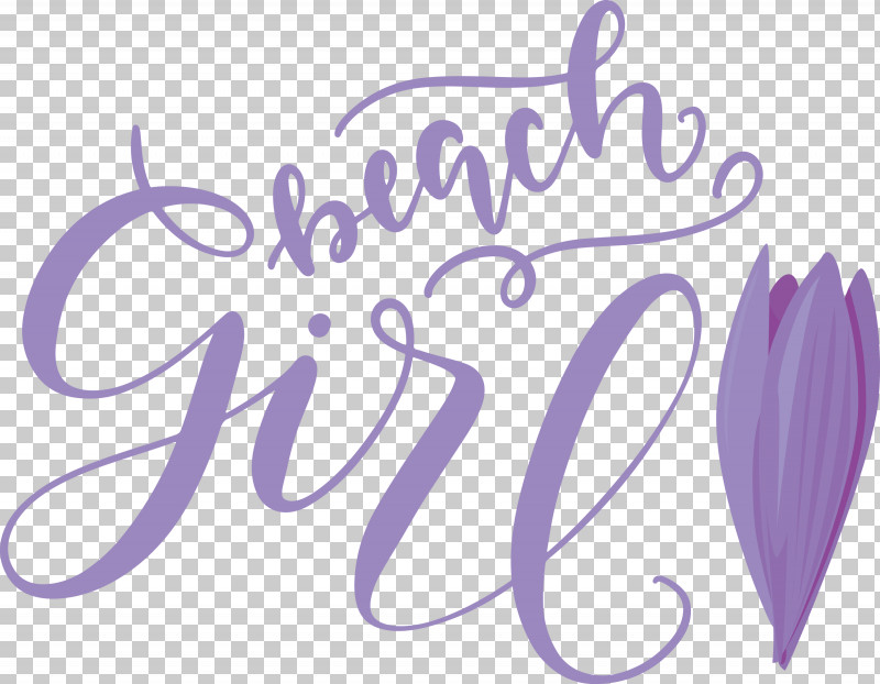 Beach Girl Summer PNG, Clipart, Beach Girl, Calligraphy, Flower, Geometry, Lavender Free PNG Download
