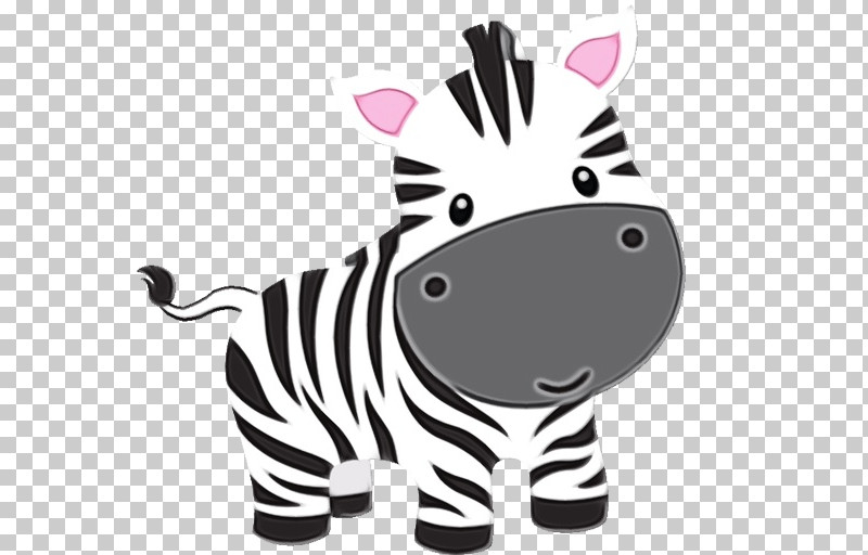 Zebra Cartoon Animal Figure Snout PNG, Clipart, Animal Figure, Cartoon, Paint, Snout, Watercolor Free PNG Download