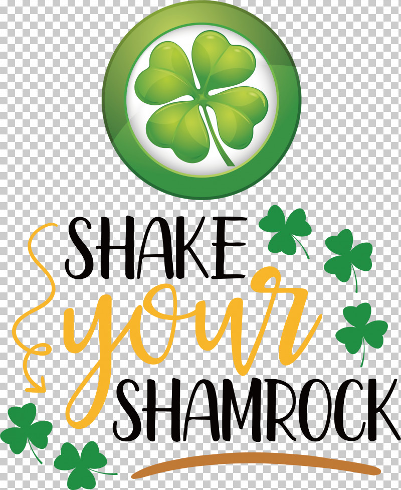 Saint Patrick Patricks Day Shake Your Shamrock PNG, Clipart, Fruit, Green, Leaf, Logo, M Free PNG Download
