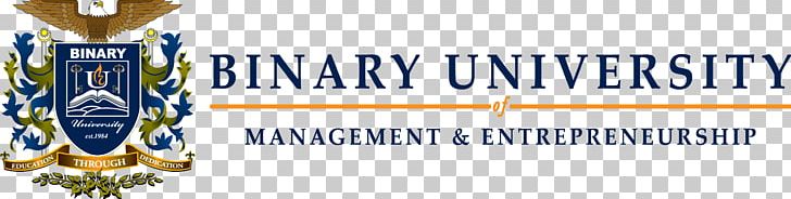 Binary University College Of Management & Entrepreneurship Loyola Institute Of Business Administration PNG, Clipart, Banner, Binary, Blue, Business School, College Free PNG Download