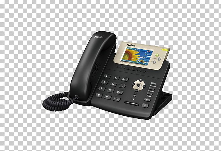 VoIP Phone Session Initiation Protocol Yealink SIP-T23G Power Over Ethernet Voice Over IP PNG, Clipart, Answering Machine, Caller Id, Communication, Corded Phone, Electronics Free PNG Download