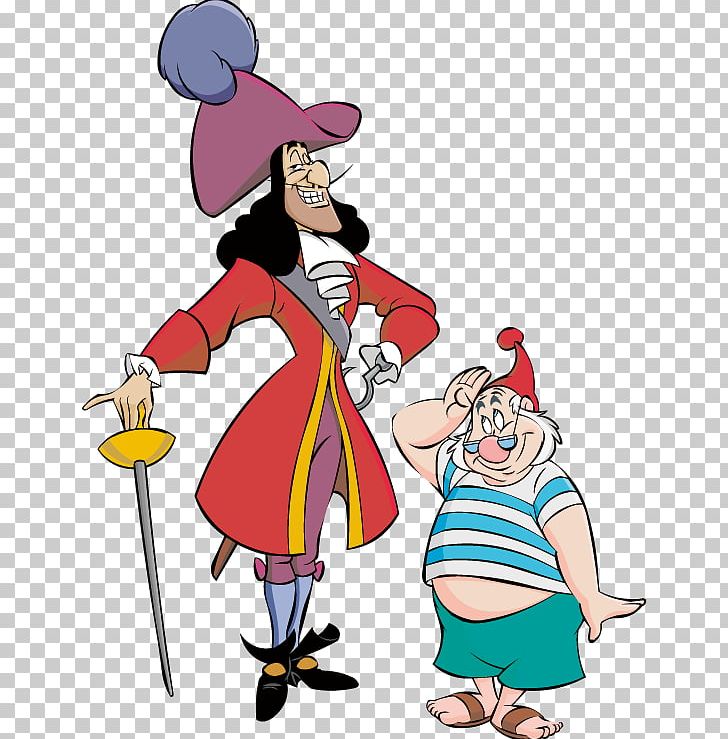 Captain Hook Peter Pan Tinker Bell Wendy Darling Smee PNG, Clipart, Antagonist, Art, Artwork, Cartoon, Cartoon Clown Free PNG Download