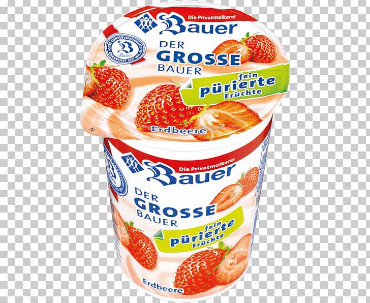 Strawberry Vegetarian Cuisine Yoghurt Diet Food J. Bauer GmbH & Co. KG PNG, Clipart, Cream, Dairy Product, Dessert, Diet, Diet Food Free PNG Download
