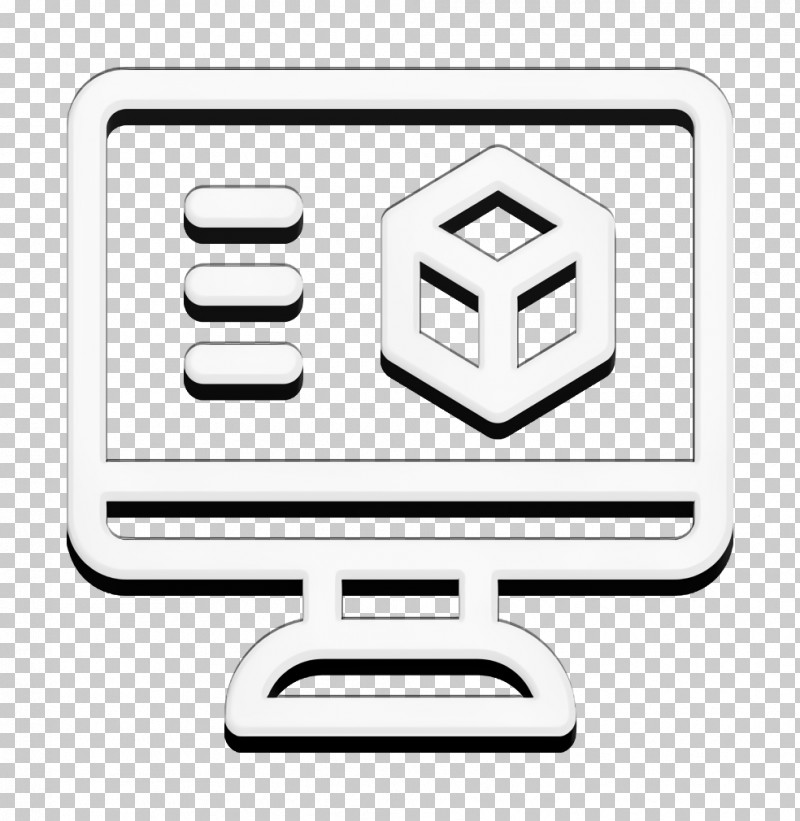 Monitor Icon 3D Printing Icon 3d Printing Software Icon PNG, Clipart, 3d Printing Icon, Computer Icon, Line, Line Art, Monitor Icon Free PNG Download