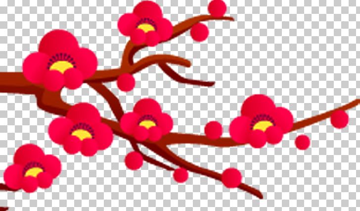 Chinese New Year Plum Blossom PNG, Clipart, Branch, Chinese New Year, Coreldraw, Encapsulated Postscript, Flower Free PNG Download