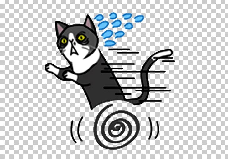 Kitten Whiskers Cat Sticker PNG, Clipart, Artwork, Black And White, Carnivoran, Cat, Cat Like Mammal Free PNG Download
