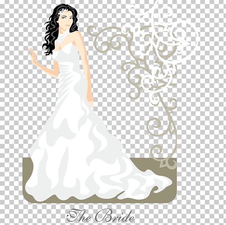 Bride Wedding Dress PNG, Clipart, Beautiful Bride, Beautiful Girl, Beautiful Vector, Bridal Clothing, Bride And Groom Free PNG Download