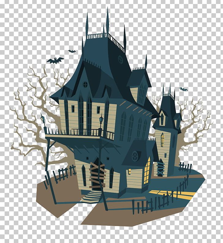 Euclidean Halloween Illustration PNG, Clipart, Behance, Brand, Building, Cartoon, Download Free PNG Download