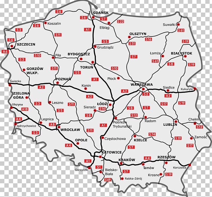Poland Rail Transport Water Transportation Road PNG, Clipart, Angle, Area, Controlledaccess Highway, Dosya, Highways In Poland Free PNG Download