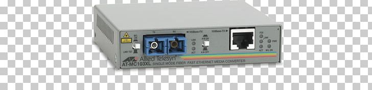 Fiber Media Converter Allied Telesis AT MC103XL Fast Ethernet PNG, Clipart, Allied Telesis, Electrical Connector, Electronic, Ethernet, Fast Ethernet Free PNG Download