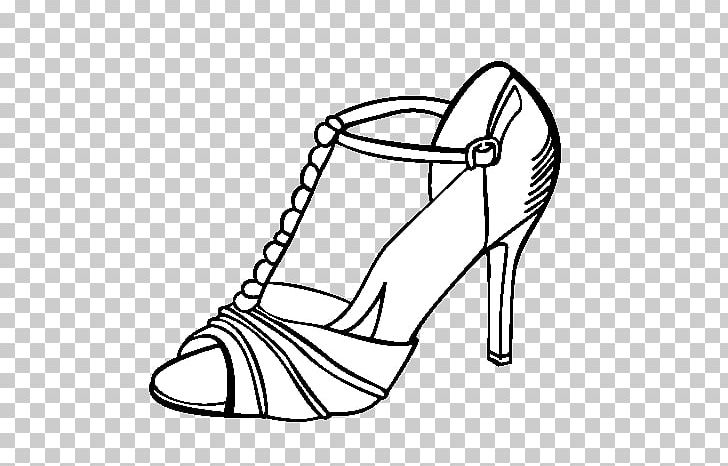 High-heeled Shoe Coloring Book Drawing Party PNG, Clipart, Adidas, Allez, Area, Basketball Shoe, Black Free PNG Download
