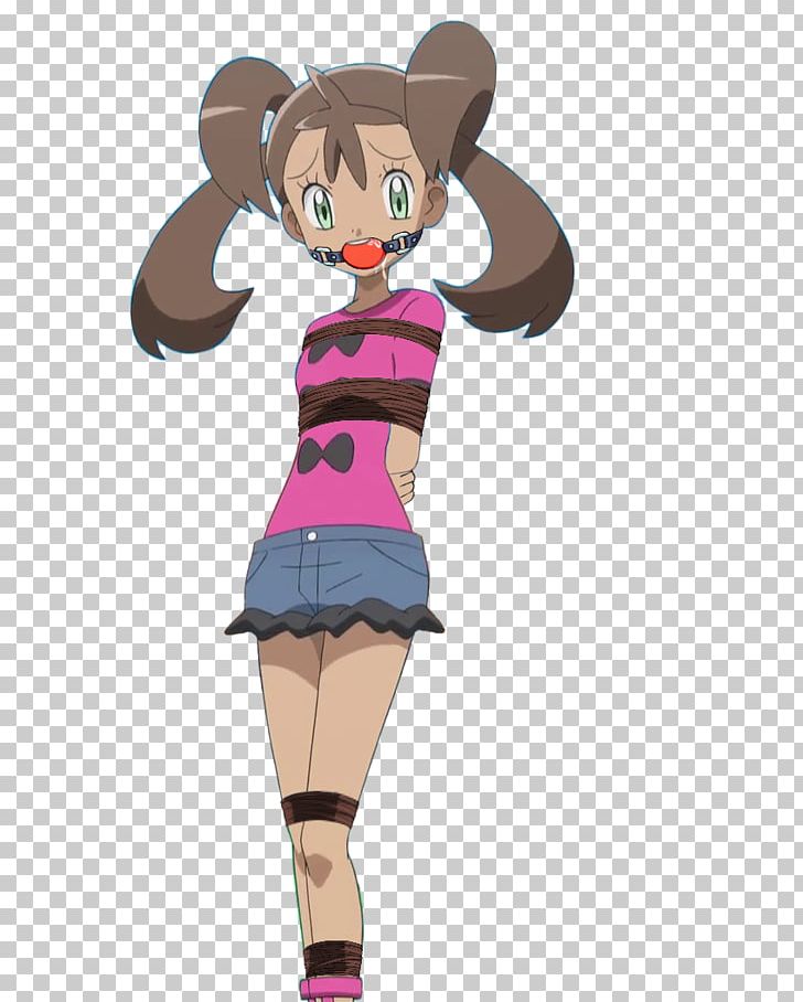 Iris Pokémon GO PNG, Clipart, Anime, Arm, Bondage, Brown Hair, Cartoon Free PNG Download