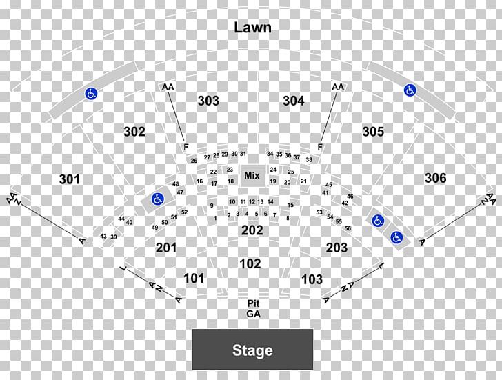 Usana Amphitheater Interactive Seating Chart