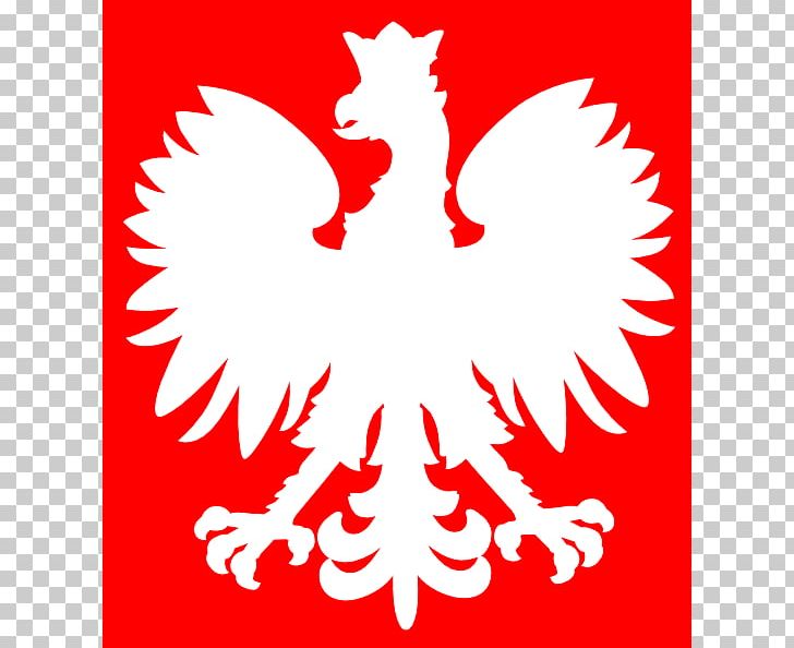Coat Of Arms Of Poland Second Polish Republic Flag Of Poland Cockade PNG, Clipart, Area, Beak, Bird, Black And White, Chicken Free PNG Download