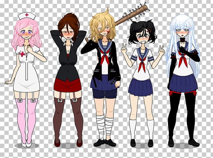 School Uniform Yandere Simulator PNG, Clipart, Anime, Character, Clothing, Costume, Fictional Character Free PNG Download