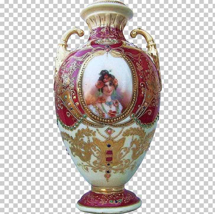Vase Porcelain Urn Pitcher PNG, Clipart, Artifact, Ceramic, Flowers, Gold, Nippon Free PNG Download