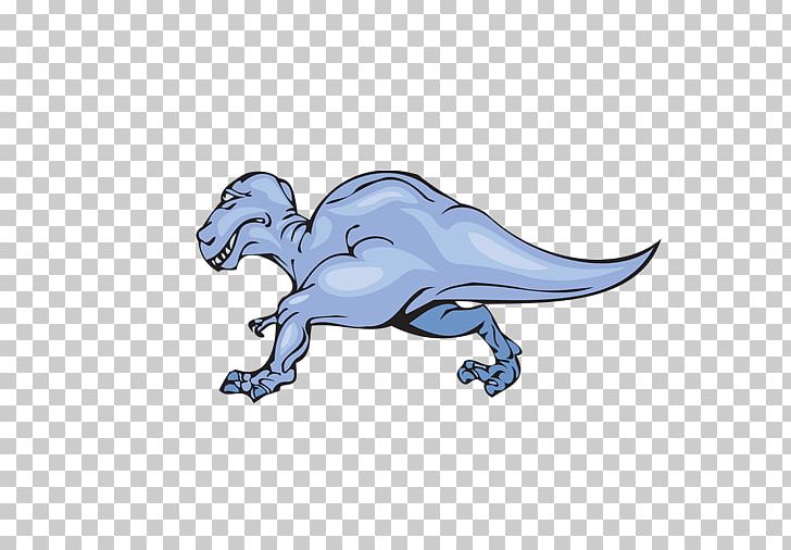 Cartoon Tyrannosaurus Dinosaur Sticker PNG, Clipart, Animal, Animals, Animation, Athlete Running, Athletics Running Free PNG Download
