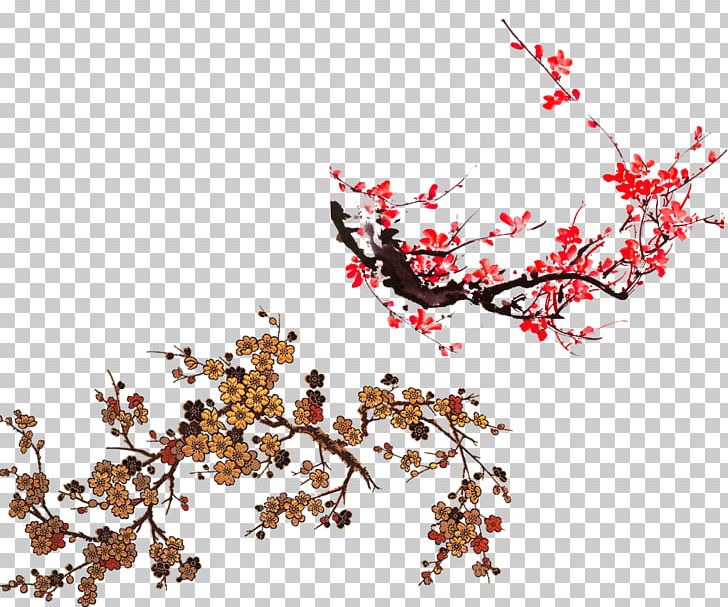 Plum Blossom PNG, Clipart, Antiquity, Bloom, Blossom, Branch, Color Ink Splash Free PNG Download