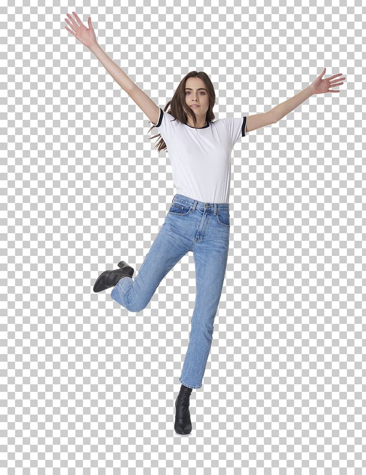 Ringer T-shirt Jeans Crew Neck Costume PNG, Clipart, Abdomen, Arm, Balance, Blue, Clothing Free PNG Download