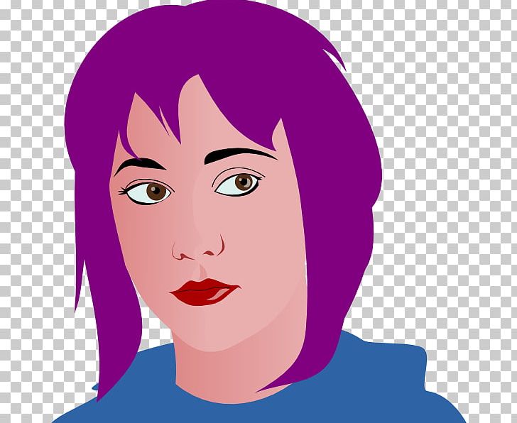 Violet Purple Hair PNG, Clipart, Animation, Beauty, Black Hair, Brown Hair, Cartoon Free PNG Download
