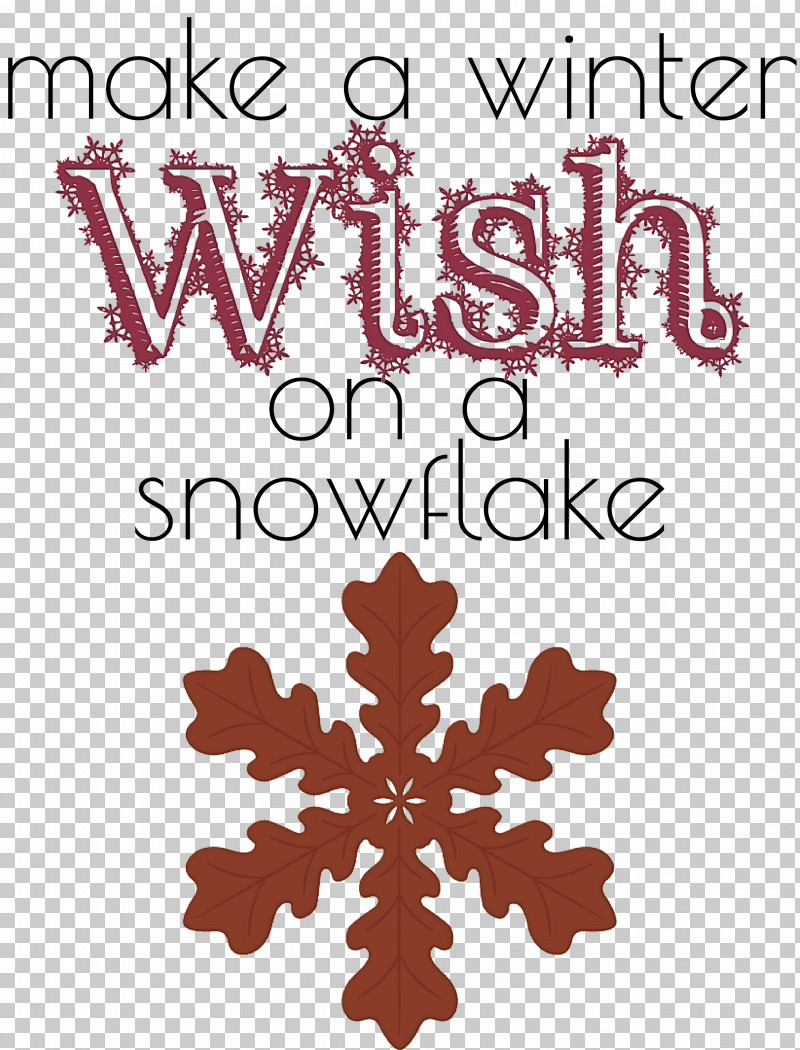 Winter Wish Snowflake PNG, Clipart, Biology, Leaf, Meter, Mtree, Plants Free PNG Download